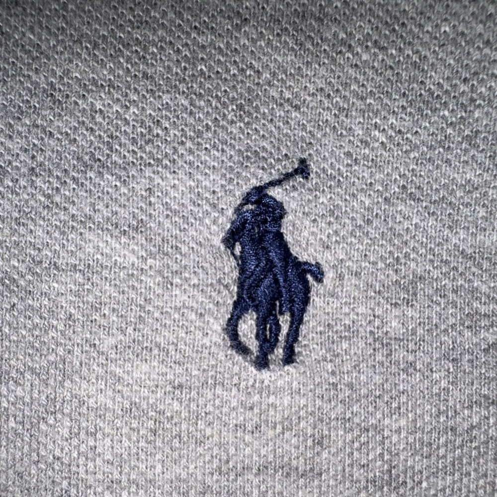 Vintage Polo Ralph Lauren Men's Grey Shirt Size XL Custom Fit - Picture 4 of 6